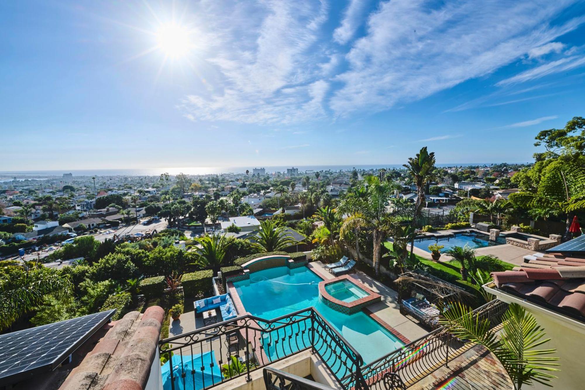360 Degree Ocean & City Views With Pool, Spa, Close To The Beach! Pets Ok San Diego Esterno foto